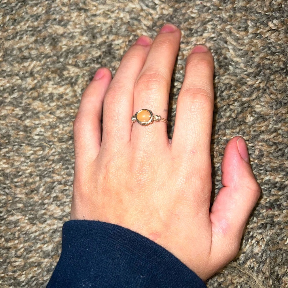 Handmade wire ring size 8